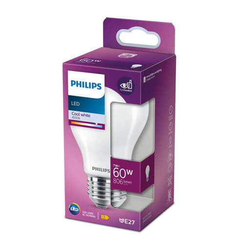 Philips Ampoule LED Standard E27 60W x1