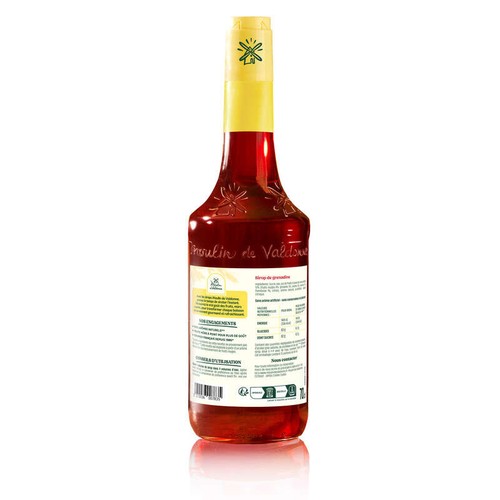 Moulin De Valdonne Sirop De Grenadine Tradition Aromenaturel 70cl