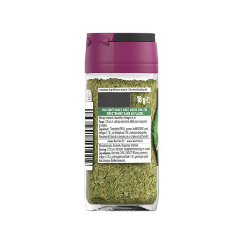 Ducros Mélange Pour Salade, Ciboulette, Estragon Et Ail 18g