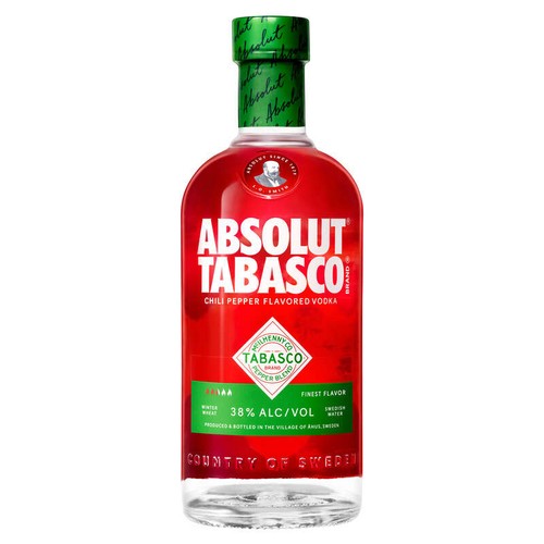 Absolut Tabasco Vodka pimenté 38° 70cl