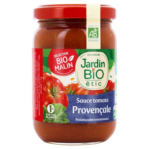 Jardin Bio Sauce Tomate Provençale Aux Fines Herbes 200G