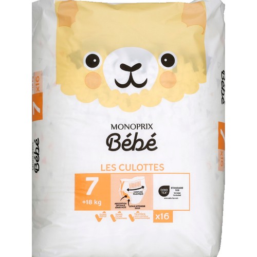 Monoprix Bébé Couche-culotte Taille 7 XXL x16