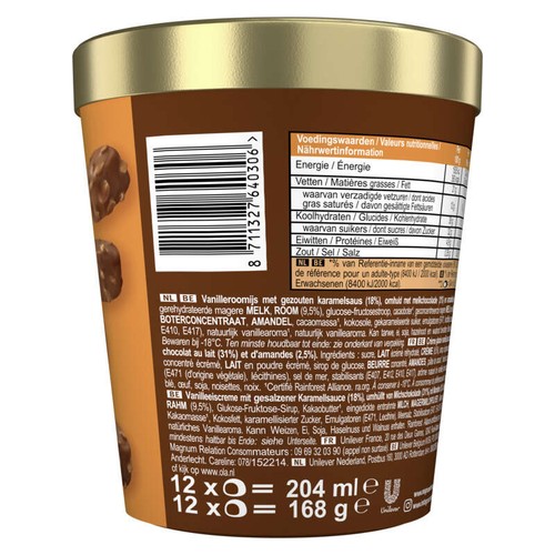 Magnum Bonbon Caramel Salé 168g