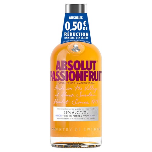 Absolut Vodka Fruit de la passion 38%