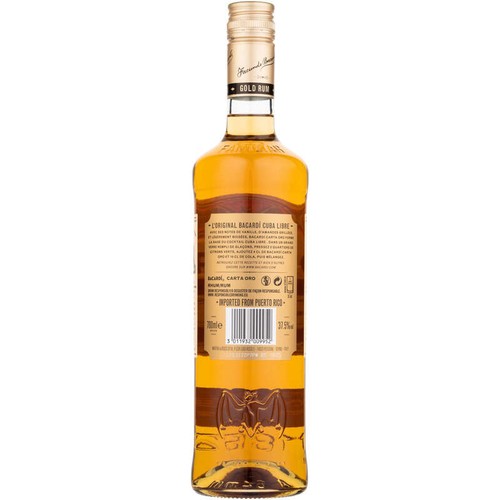 Rhum ambré Bacardi Carta Oro 37,5° - 70cl