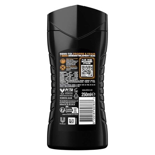 Axe Suprême Gel Douche Homme 5-en-1 Dark Temptation 250ml