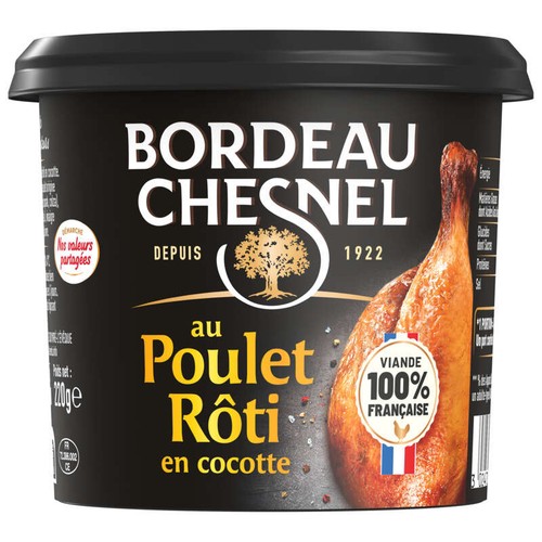 Bordeau Chesnel spécialité Charcutière au Poulet rôti en Cocotte 220g