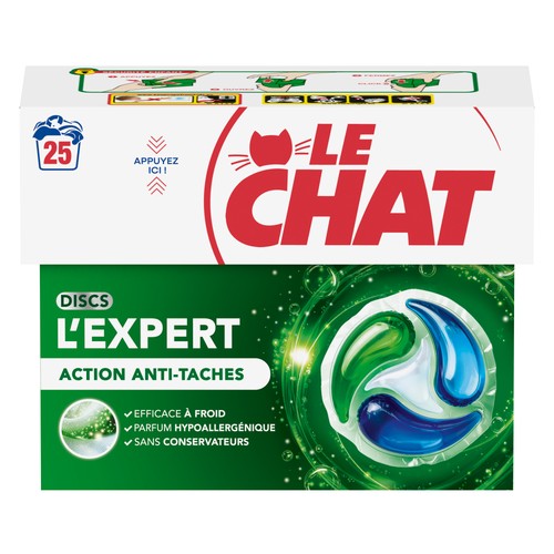 Le Chat L'Expert Discs 4 en 1 Antitaches x25
