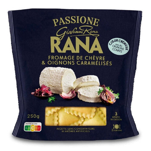 Rana Pâtes Fraiches Girasoli Fromage de Chèvre et Oignons de Tropea caramélisés 250g