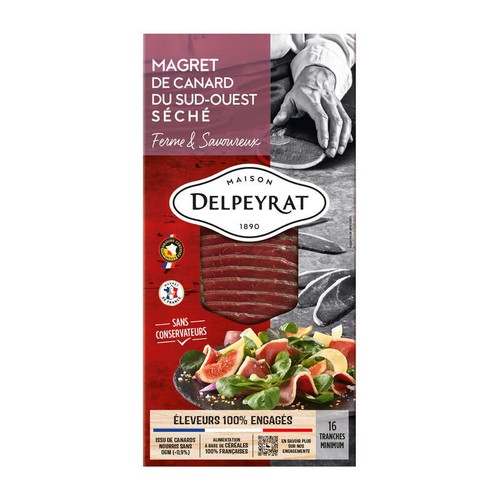 Delpeyrat Magret de Canard tranché et séché 70g