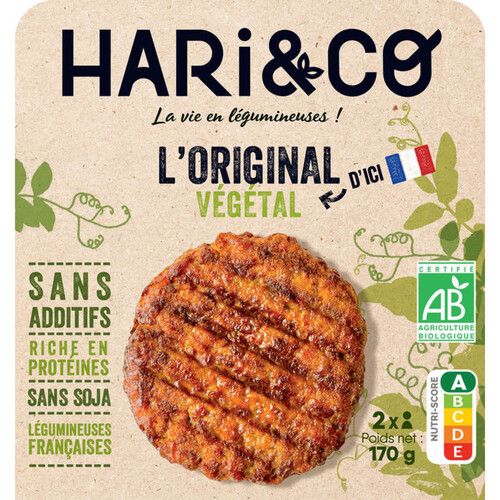 Hari & Co l'Original végétal Bio 170g
