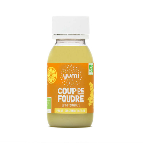 Yumi Shot Coup De Foudre Bio Pomme, Gingembre Et Citron 60ml