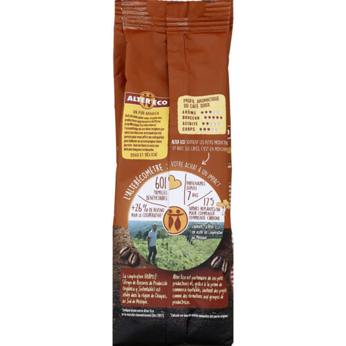 Alter Eco Cafe Moulu Doux Bio 250g