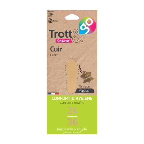 La Brosse et Dupont Semelles en Cuir Kid 24/36