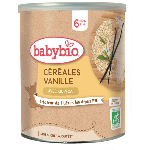 [Par Naturalia]  Babybio Céréales Vanille avec Quinoa 220g