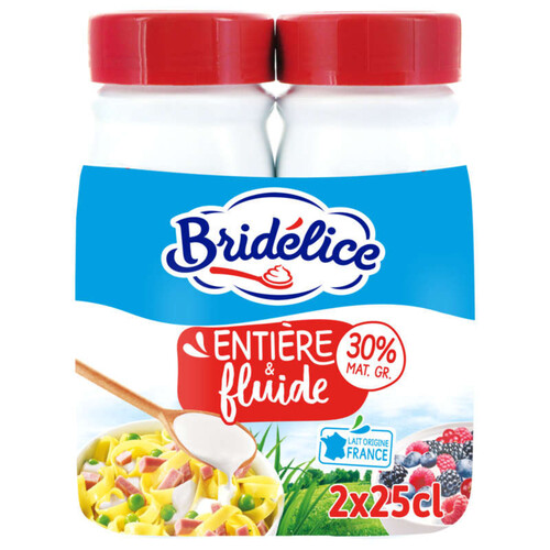 Bridélice Fluide Entière 30% Mat.Gr 2x25cl