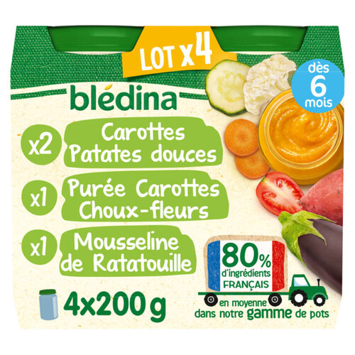Lot repas - Blédina