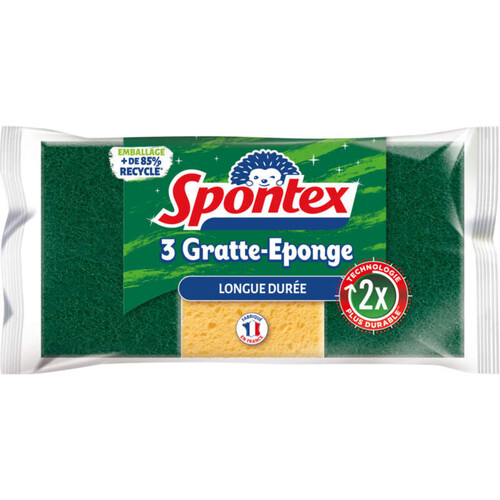 Spontex Gratte-Eponge Longue Durée