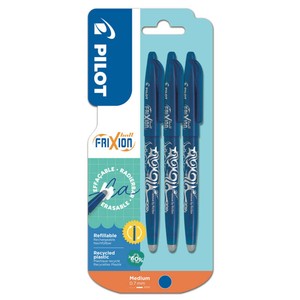 Pilot 3 Stylos Effaçables Frixion Ball Bleu - Monoprix Courses en ligne ...