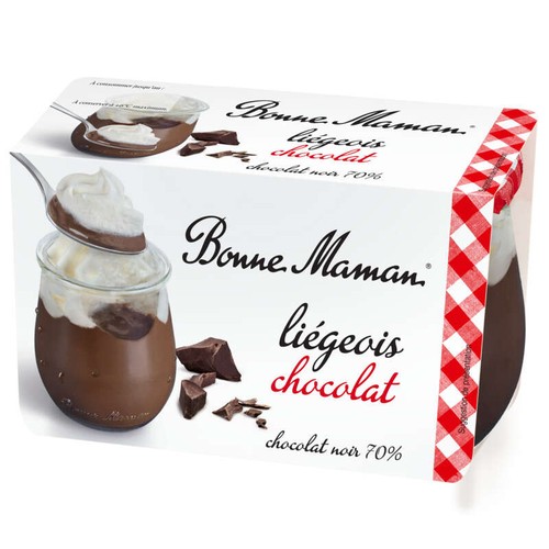 Bonne Maman Liégeois Chocolat 2x105g