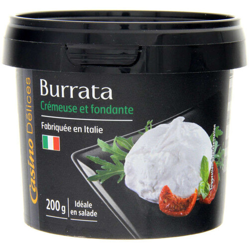 Casino Delices Burrata - Crémeuse et fondante - 200g