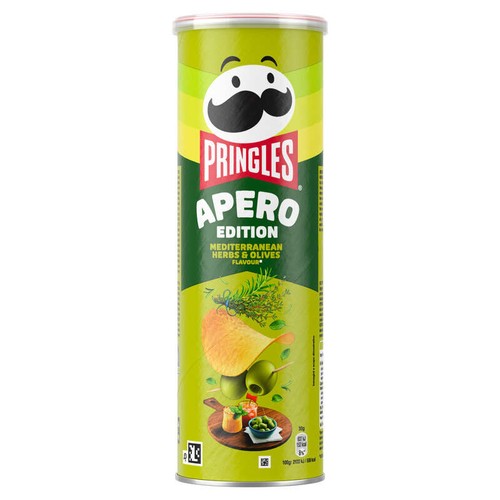 Pringles Chips Tuiles Apéro Herbes méditérranéennes 165g