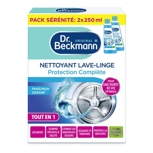 Docteur Beckmann nettoyant lave-linge protection complète tout en 1