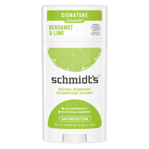 [Para] Schmidt's Déodorant naturel bergamote citron vert stick 75g