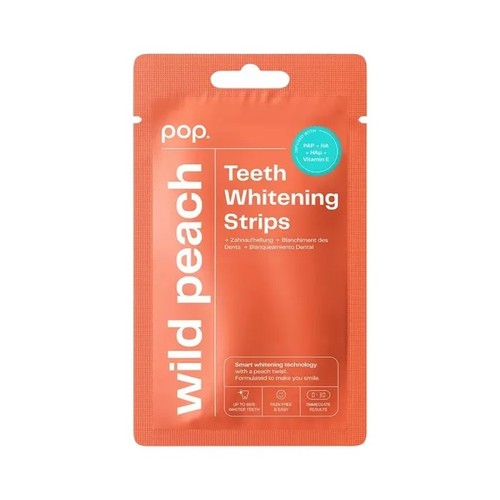 Pop Bande de blanchiment dentaire Wild Peach *14 bandes/ 7 traitements