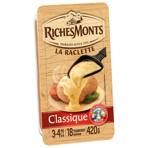 RichesMonts La Raclette Fromage Classique 420g