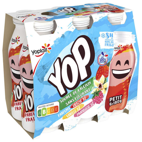 Yoplait Ptit Yop Panache Yaourt A Boire 6x180g