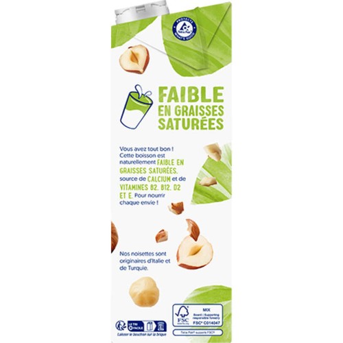 Alpro Boisson Végétale Noisette Gourmande 1L
