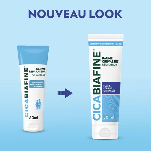 [Para] CicaBiafine Baume Réparateur Crevasses Pieds Mains Abîmes 50ml