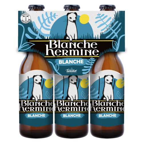 Lancelot Bière Blanche Hermine tripack 3x33cl