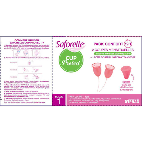 [Para] Saforelle Cup Protect 2 Coupes Menstruelles Taille 1
