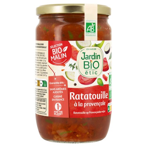 Léa Nature Jardin Bio Ratatouille Bio 650g