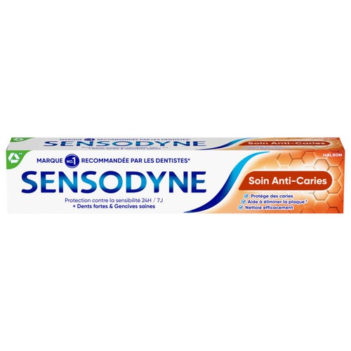 Sensodyne Dentifrice soin sensibilité & caries 75ml