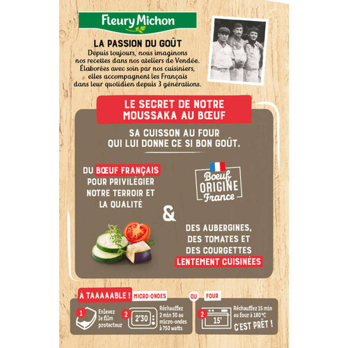 Fleury Michon Moussaka Au Bœuf Et Aubergines 300g