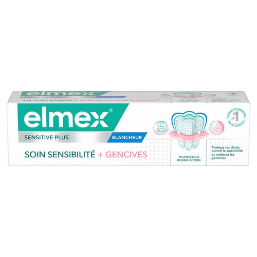 Elmex Dentifrice Sensibilité + Gencives Blancheur 75ml
