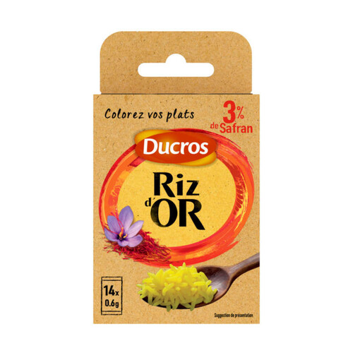 Ducros Riz D'Or, Mélange D'Épices, 3 % De Safran 8,4Kg