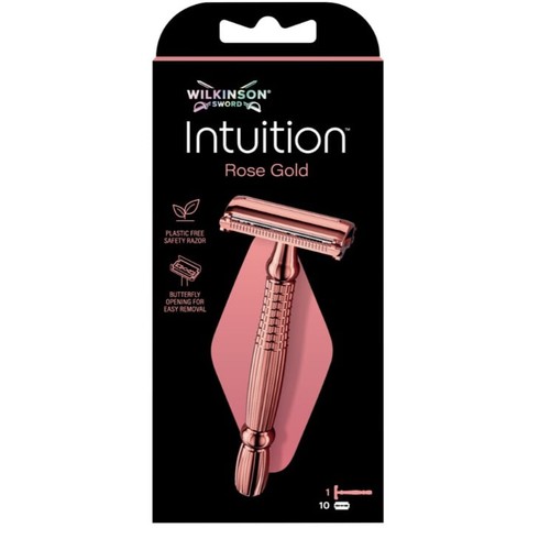 Wilkinson Sword Rasoir intuition rose gold + 10 lames