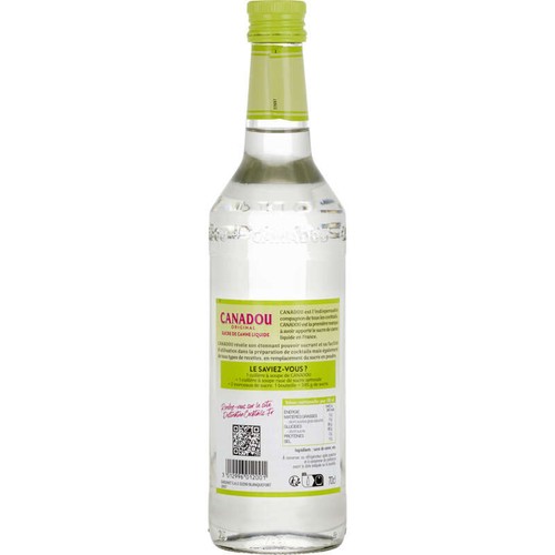 Canadou Sirop De Sucre De Canne 70cl