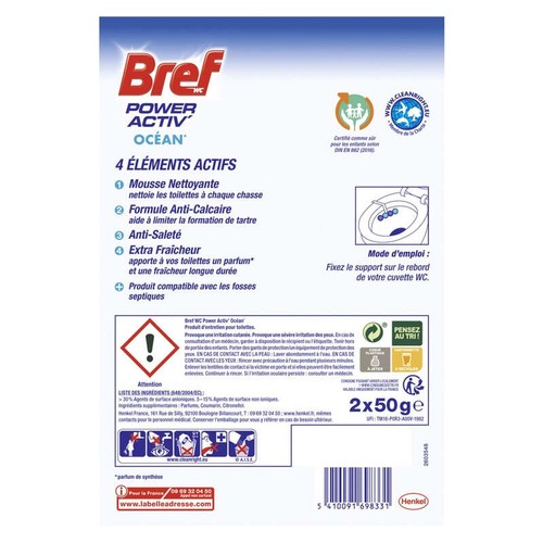 Bref WC Ocean Power activ' 2x50g