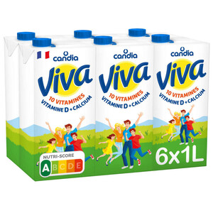 Viva Lait Vitaminé Le Pack De 6X1L
