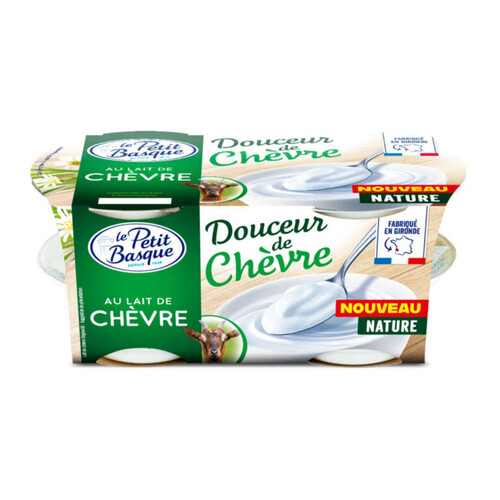 Le Petit Basque Douceur de Chèvre nature 4x100g