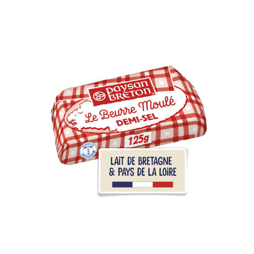 Paysan Breton - Beurre moulé demi sel 125gr