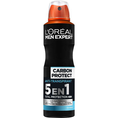 Men Expert Déodorant Homme Spray 48h Carbon Protect 200ml