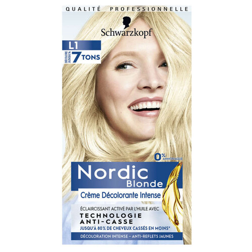 Schwarzkopf Nordic Blonde Crème Décolorante Intense L1