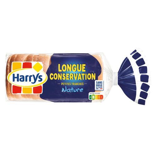 Harrys Pain de mie nature longue conservation 250G