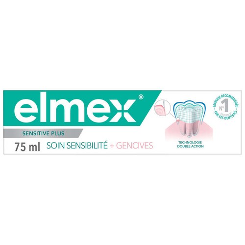 Elmex Dentifrice  Soin Sensibilité + Gencives clinical expert tube de 75ml